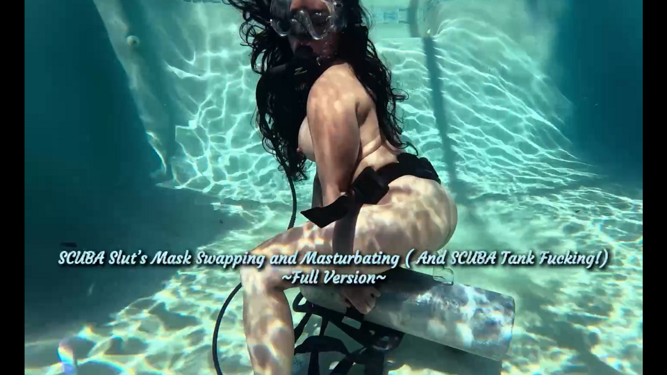 Scuba Slut Mask Swapping Masturbation, and Scuba Tank Fuck! Full Version